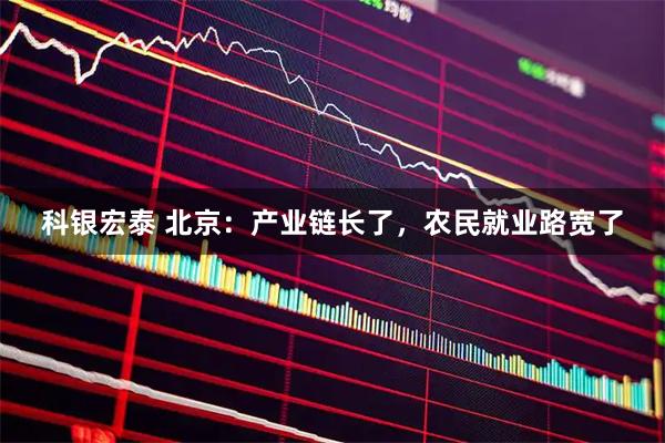 科银宏泰 北京：产业链长了，农民就业路宽了